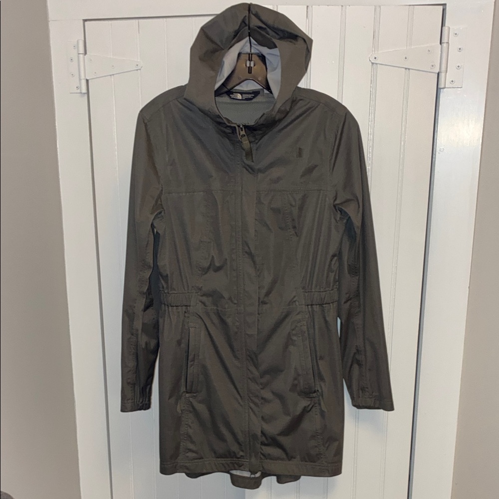 THE NORTH FACE Women's Allproof Stretch New Taupe Green Parka, Size Small